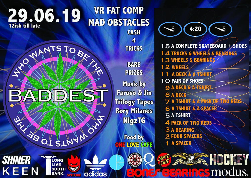 Who Wants To Be The Baddest 2k19 Jam (supported by Adidas)